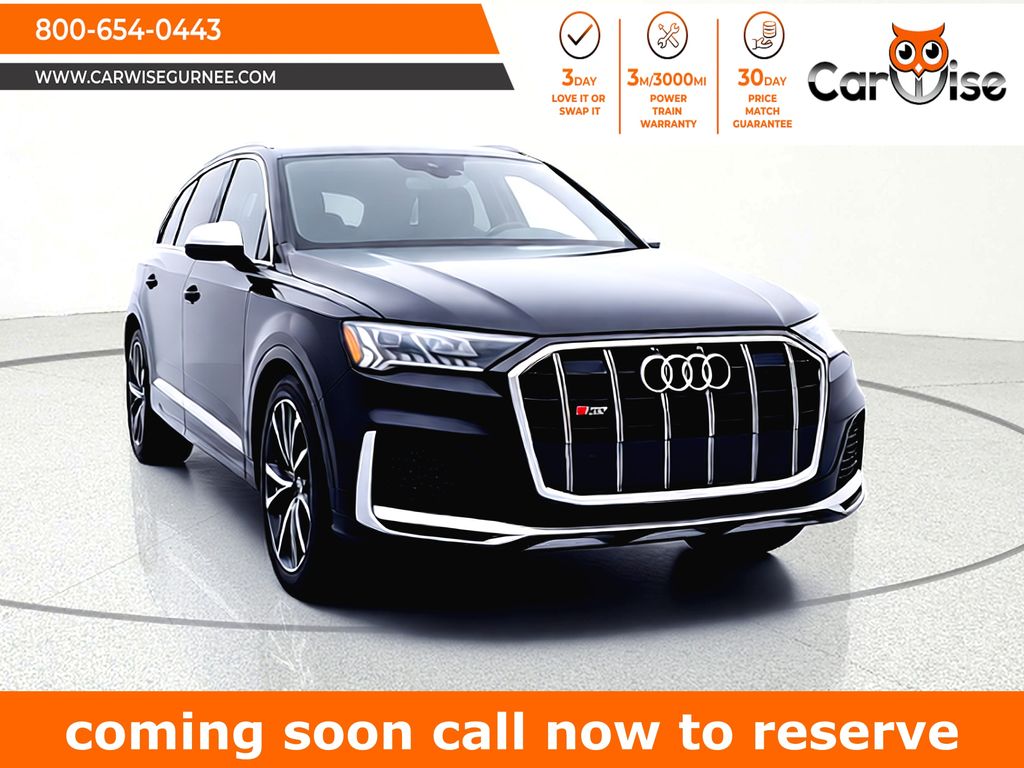 Orca Black Metallic 2021 Audi SQ7 4.0T quattro Premium Plus SUV / Crossover All-Wheel Drive 8-Speed Automatic