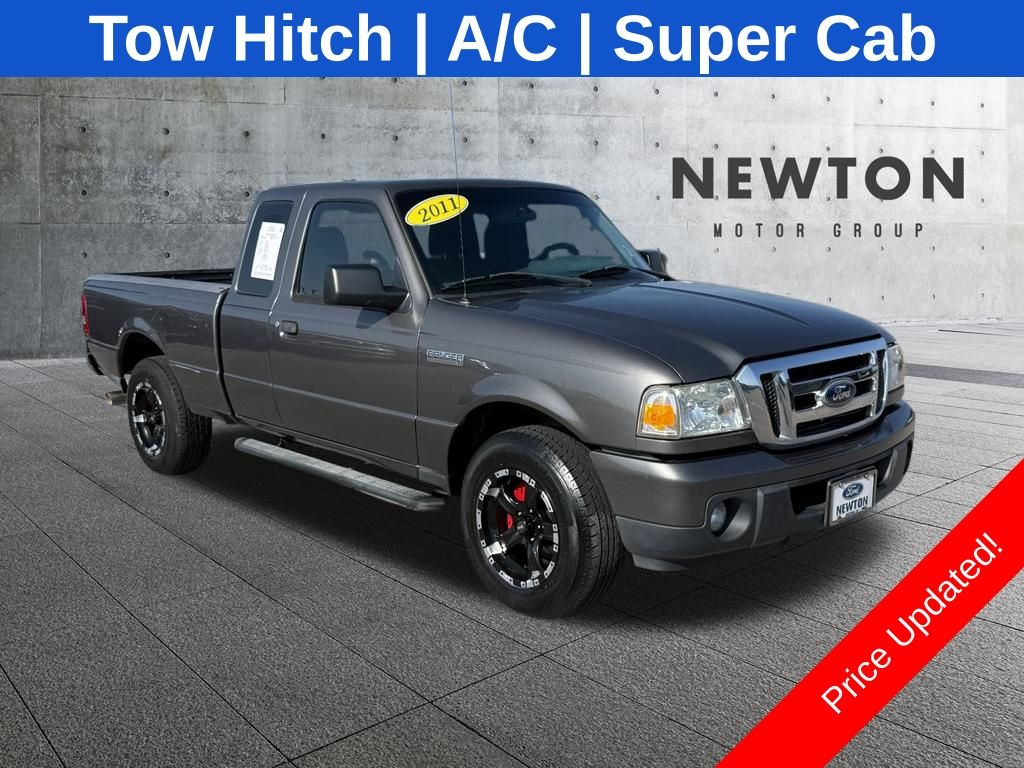 Dark Shadow Gray Metallic 2011 Ford Ranger Pickup Truck 4X2 5-Speed Automatic Overdrive