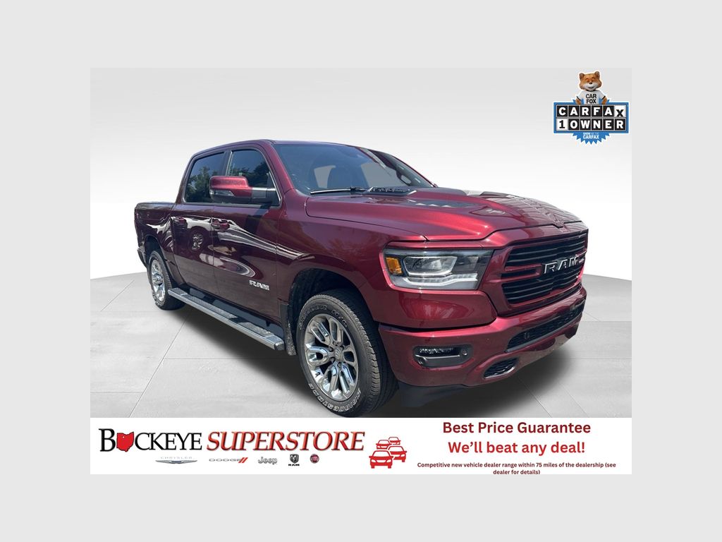 Red 2023 RAM 1500 Pickup Truck Four-Wheel Drive 8-Speed Automatic