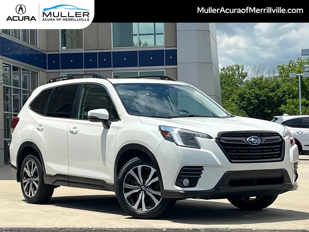 Crystal White Pearl 2022 Subaru Forester SUV / Crossover All-Wheel Drive Continuously Variable Transmission