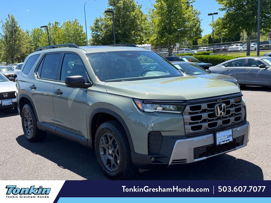 Ash Green Metallic 2026 Honda Pilot SUV / Crossover All-Wheel Drive Automatic