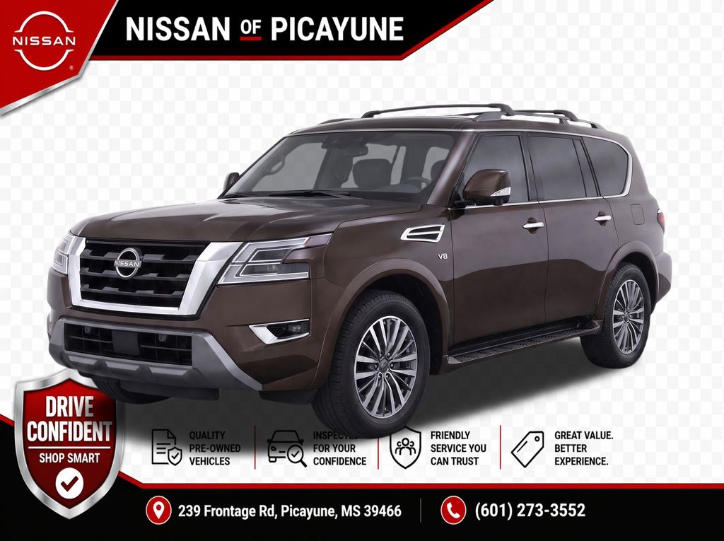 Mocha Almond Pearl 2022 Nissan Armada SUV / Crossover 4X2 7-Speed Automatic