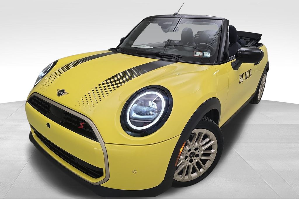 Yellow 2026 MINI Cooper Convertible Front-Wheel Drive 7-Speed Automatic