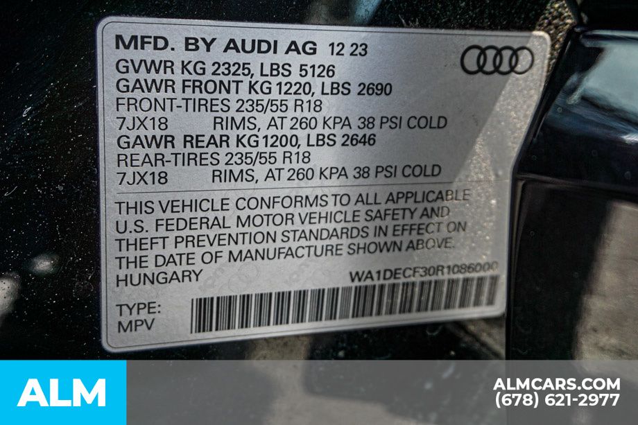 Used 2024 Black Audi Premium image 62