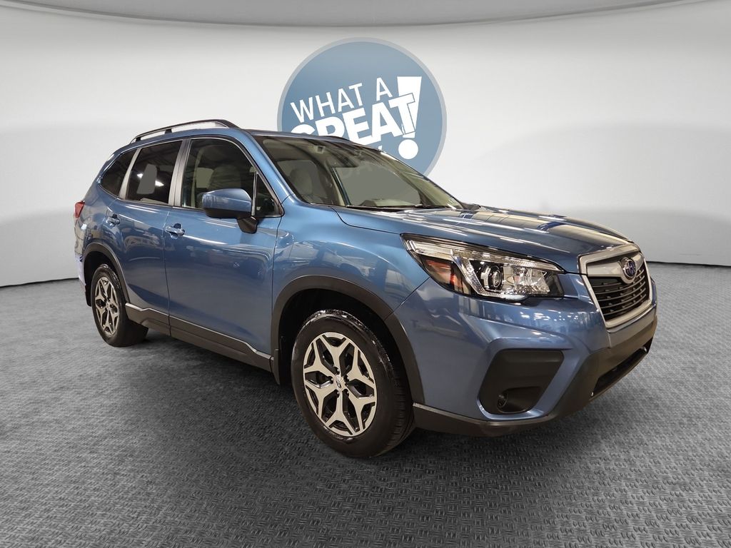 Horizon Blue Pearl 2019 Subaru Forester 2.5i Premium AWD SUV / Crossover All-Wheel Drive Continuously Variable Transmission