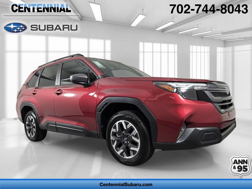 Red 2026 Subaru Forester SUV / Crossover All-Wheel Drive Continuously Variable Transmission