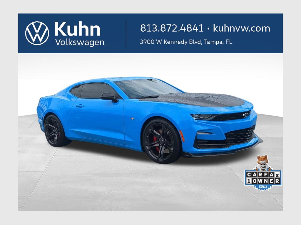 Rapid Blue 2023 Chevrolet Camaro Coupe Rear-Wheel Drive Automatic