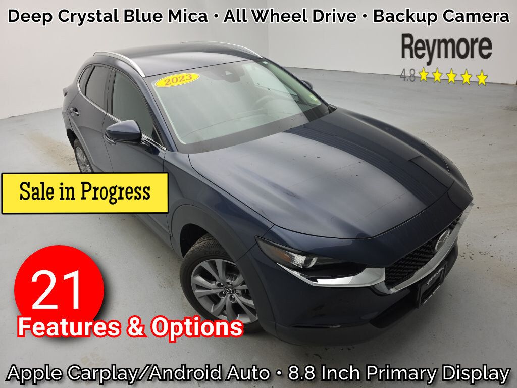 Deep Crystal Blue Mica 2023 Mazda CX-30 2.5 S Preferred AWD SUV / Crossover All-Wheel Drive 6-Speed Automatic