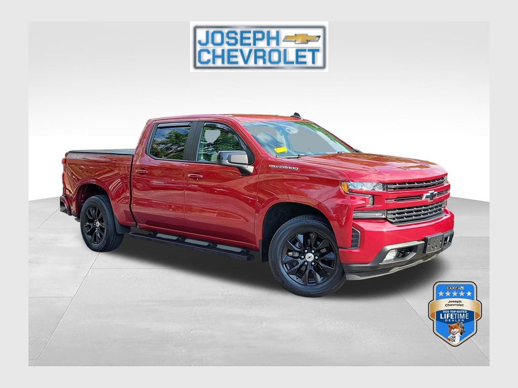 Red Tintcoat 2019 Chevrolet Silverado 1500 Pickup Truck Four-Wheel Drive 8-Speed Automatic