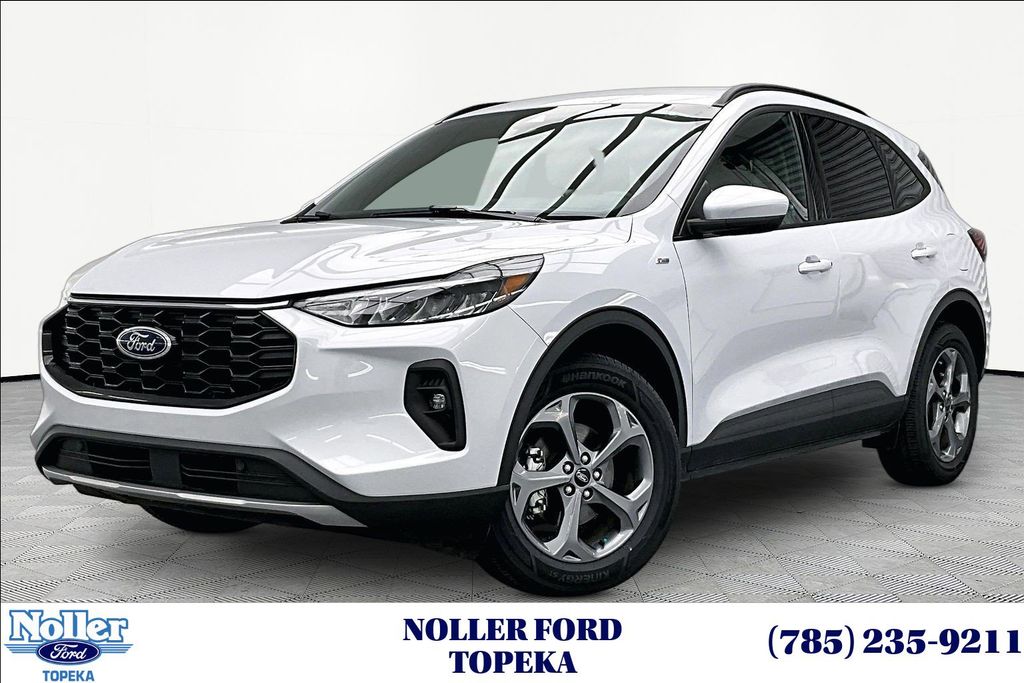 Silver Metallic 2025 Ford Escape Hybrid ST-Line Select AWD SUV / Crossover All-Wheel Drive Continuously Variable Transmission