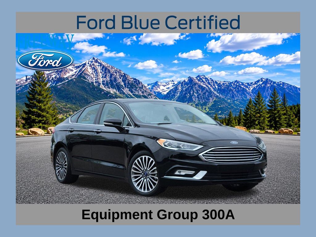Shadow Black 2018 Ford Fusion Sedan All-Wheel Drive 6-Speed Automatic