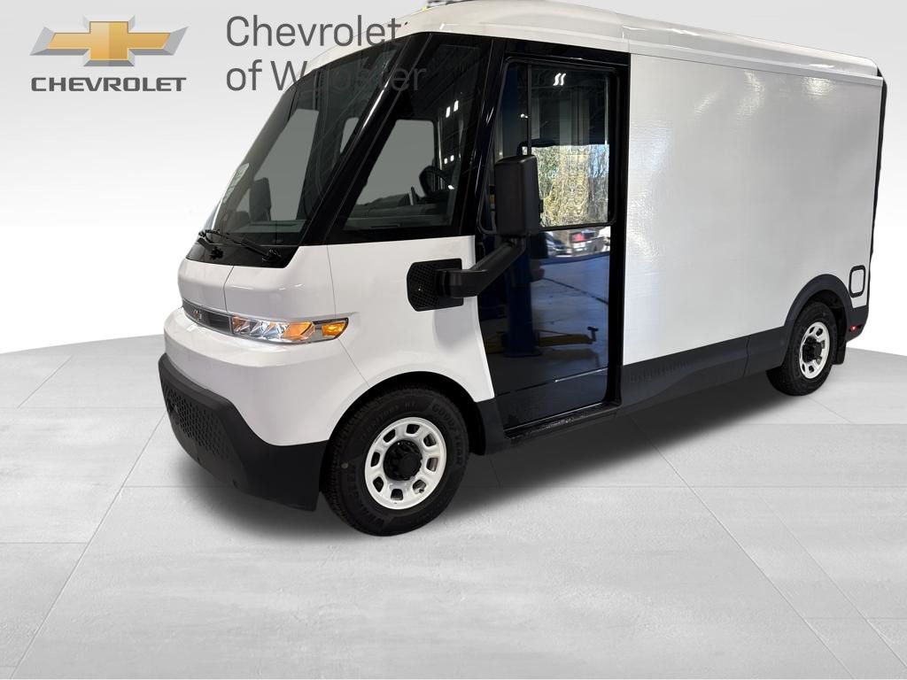 Oyster White 2025 Chevrolet BrightDrop 1-Speed Automatic