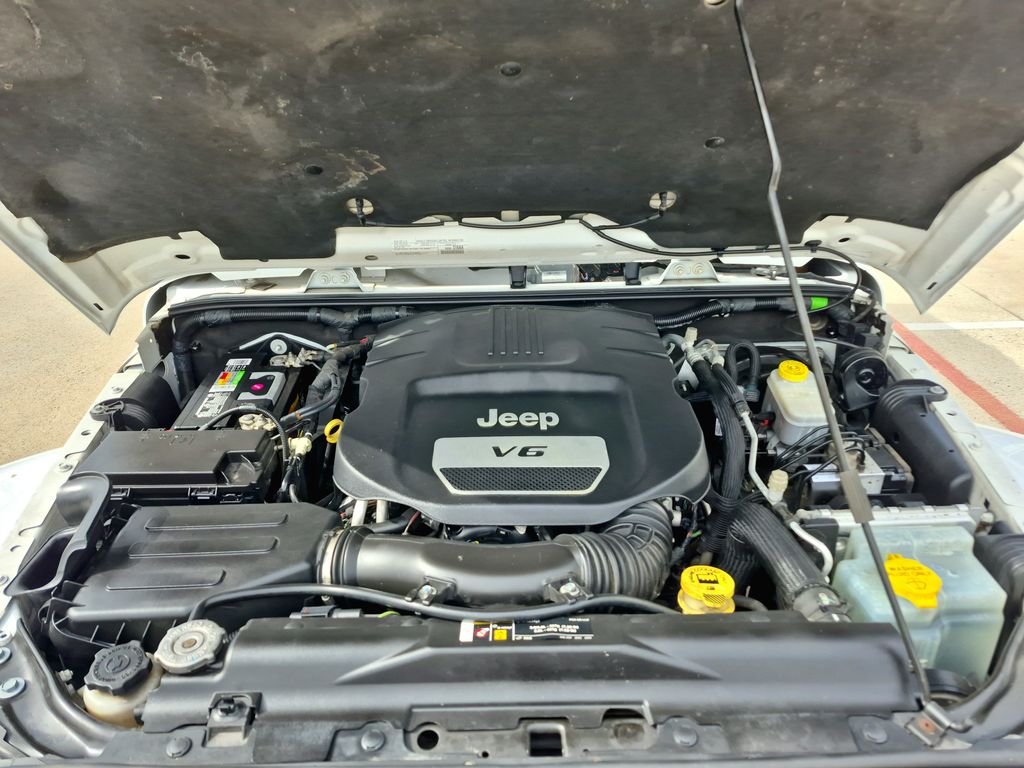2018 Jeep Wrangler JK Unlimited Sahara White at Gullo Toyota