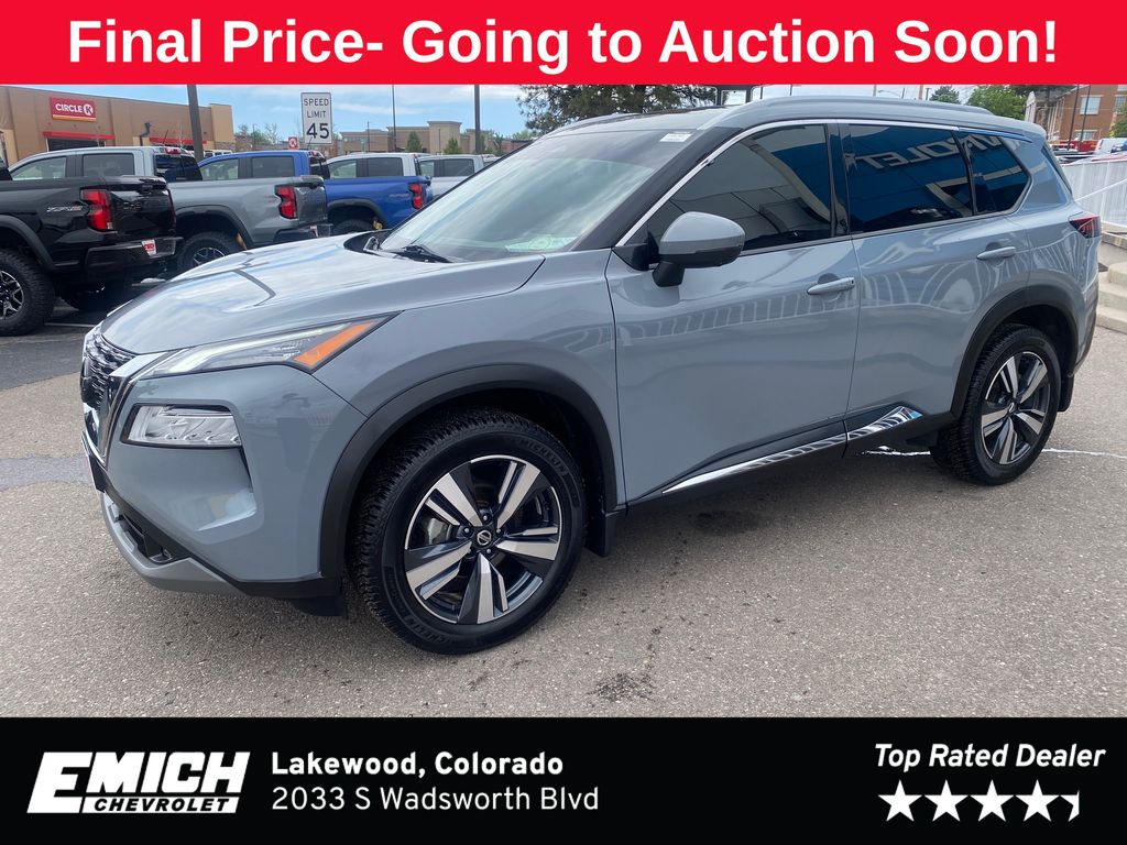 Boulder Gray 2021 Nissan Rogue SUV / Crossover All-Wheel Drive Continuously Variable Transmission