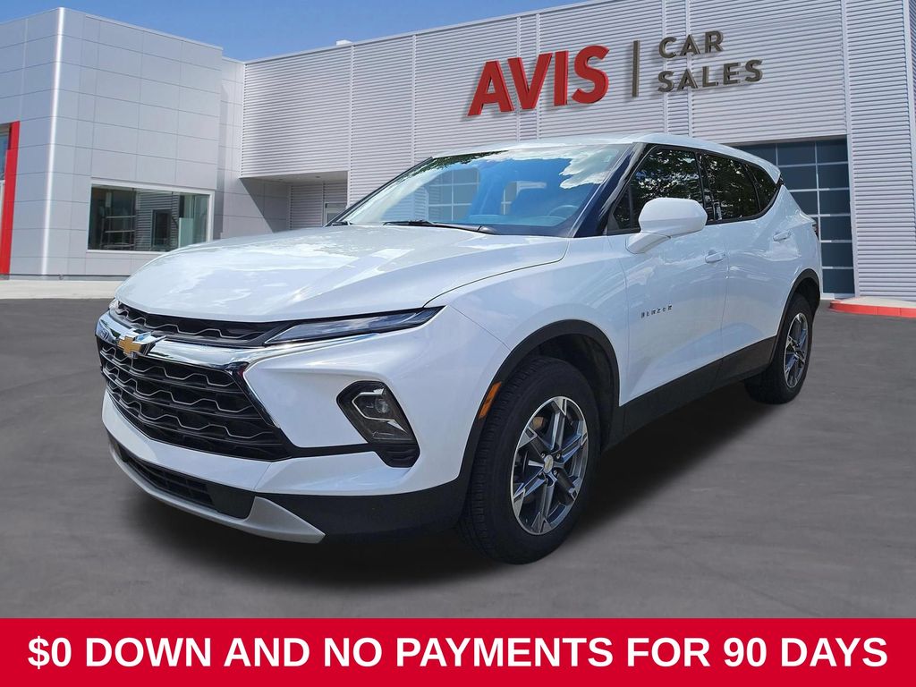 Summit White 2025 Chevrolet Blazer SUV / Crossover  9-Speed Automatic Overdrive