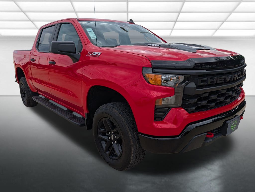 Red Hot 2025 Chevrolet Silverado 1500 Pickup Truck Four-Wheel Drive 8-Speed Automatic