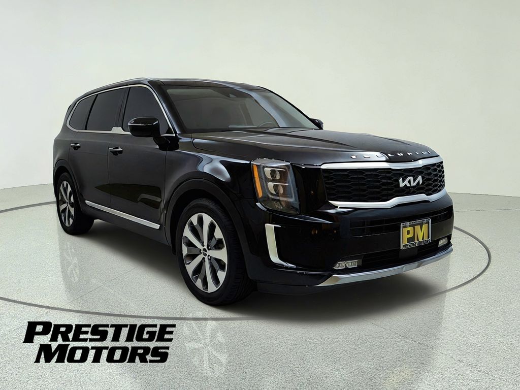 Ebony Black 2022 Kia Telluride SUV / Crossover All-Wheel Drive 8-Speed Automatic