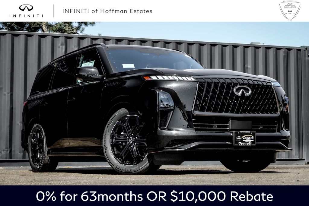 Mineral Black 2026 INFINITI QX80 SUV / Crossover All-Wheel Drive 9-Speed Automatic