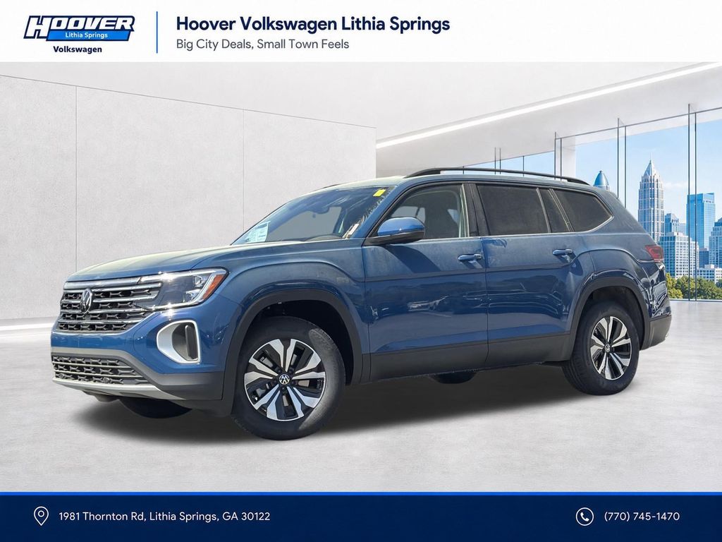 Mountain Lake Blue Metallic 2026 Volkswagen Atlas SUV / Crossover Front-Wheel Drive 8-Speed Automatic