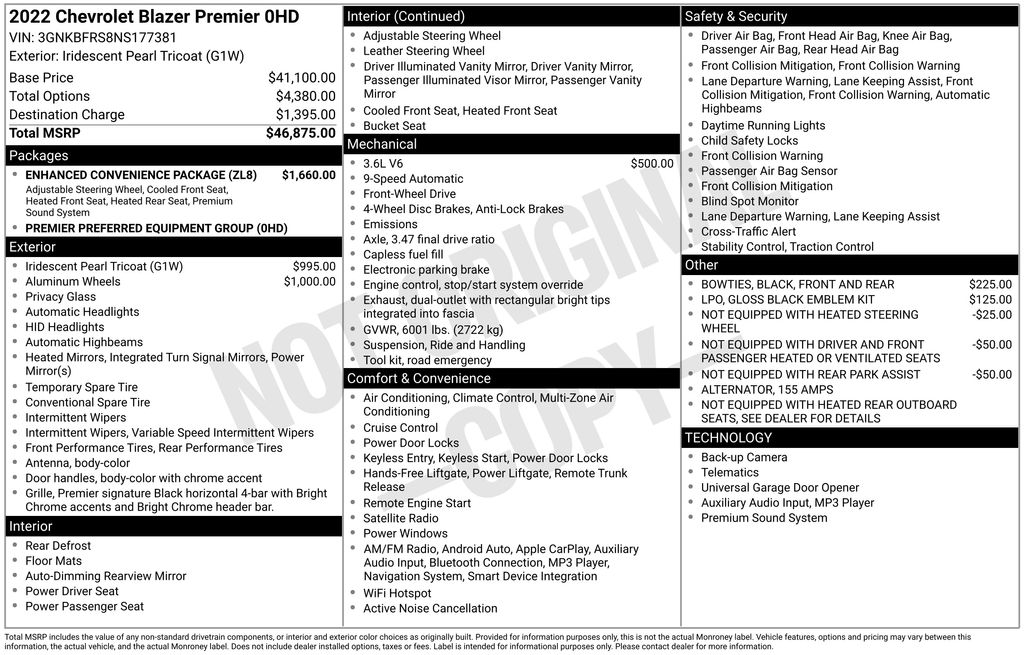 2022 Chevrolet Blazer FWD Premier