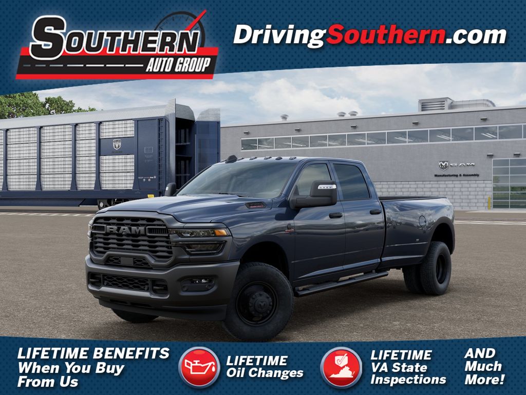 Forged Blue Metallic 2026 RAM 3500 Pickup Truck Four-Wheel Drive 8-Speed Automatic