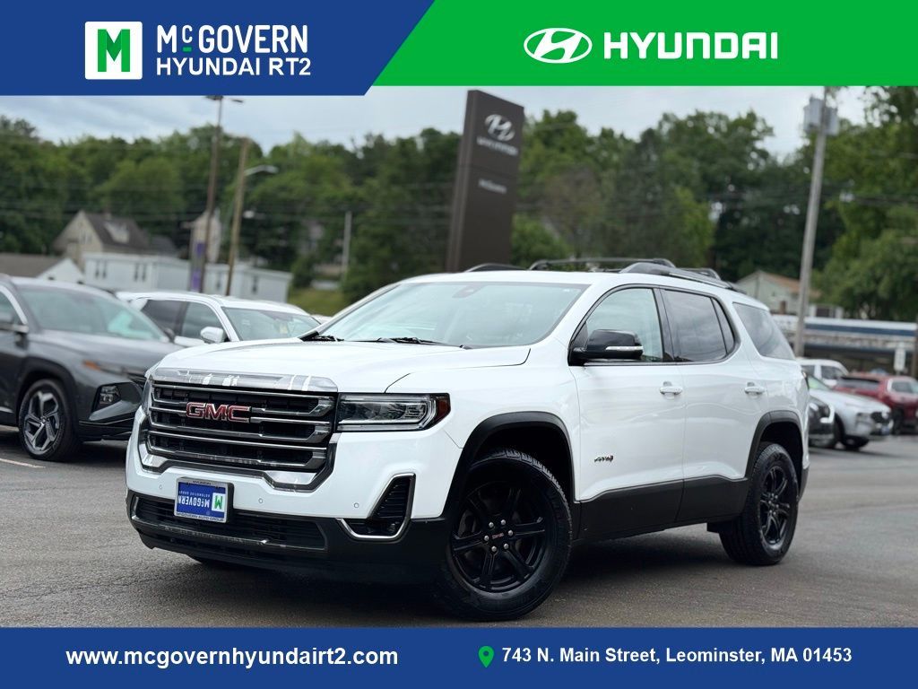 Summit White 2020 GMC Acadia AT4 AWD SUV / Crossover Four-Wheel Drive 9-Speed Automatic