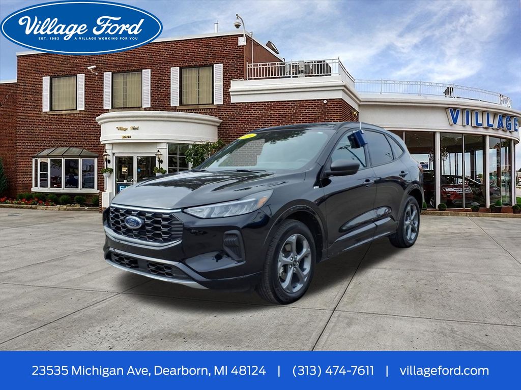Black Metallic 2024 Ford Escape ST-Line AWD SUV / Crossover All-Wheel Drive 8-Speed Automatic