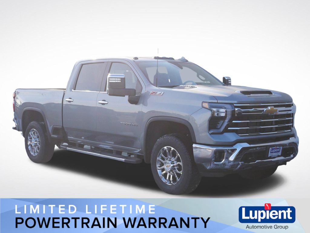 Sterling Gray Metallic 2026 Chevrolet Silverado 2500HD LTZ Crew Cab 4WD Pickup Truck Four-Wheel Drive Automatic