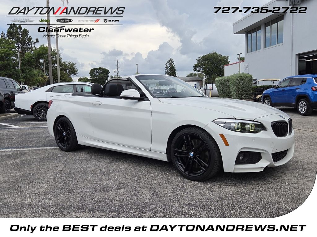 Alpine White 2021 BMW 2 Series Convertible Rear-Wheel Drive 8-Speed Automatic