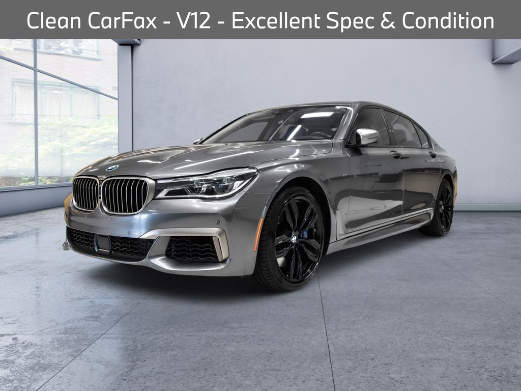 Magellan Gray Metallic 2018 BMW 7 Series Sedan All-Wheel Drive 8-Speed Automatic