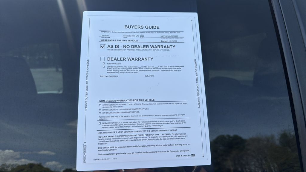 Used 2022 Chevrolet Silverado 1500 LTD Custom 4D Crew Cab