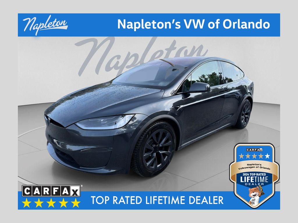 Gray 2024 Tesla Model X AWD SUV / Crossover All-Wheel Drive 1-Speed Automatic