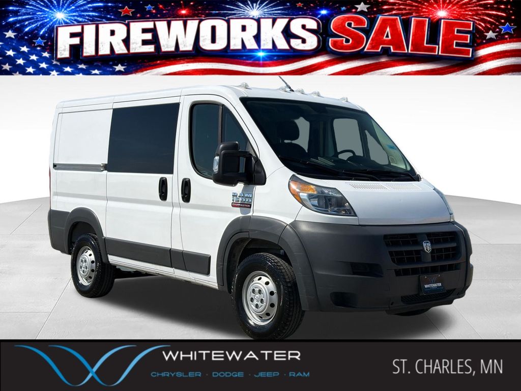 Bright White Clearcoat 2017 RAM ProMaster Van Front-Wheel Drive 6-Speed Automatic