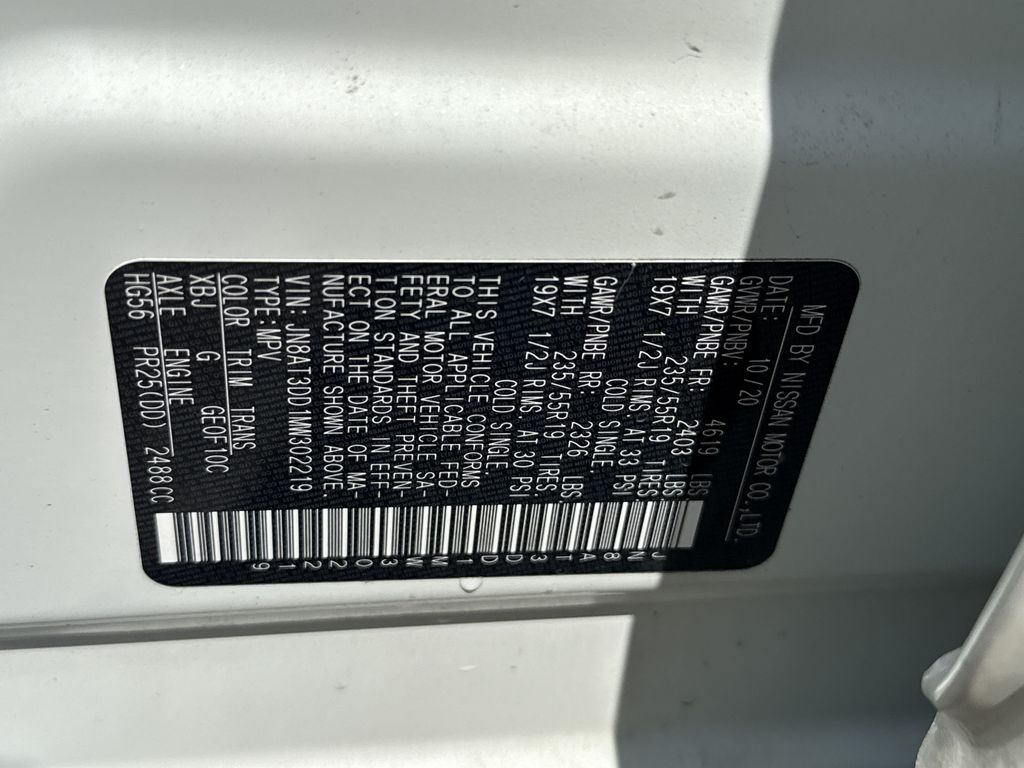 2021 Nissan Rogue Platinum White at DeMontrond Mazda