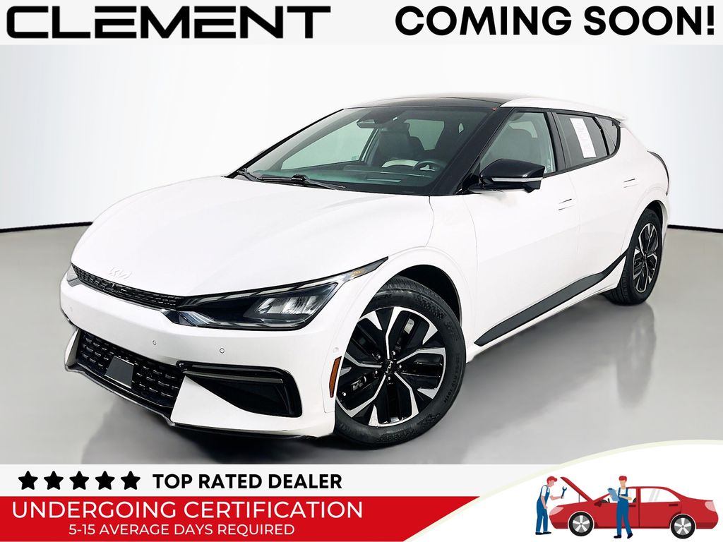 Snow White Pearl 2023 Kia EV6 GT-Line RWD SUV / Crossover Rear-Wheel Drive 1-Speed Automatic