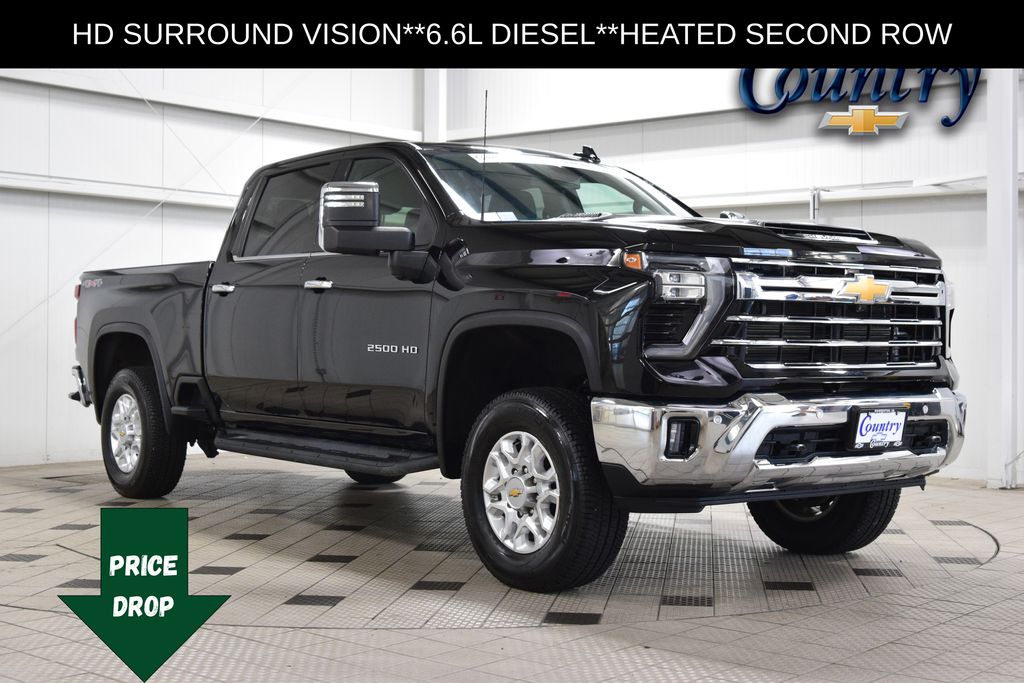 Black 2024 Chevrolet Silverado 2500HD Pickup Truck Four-Wheel Drive Automatic
