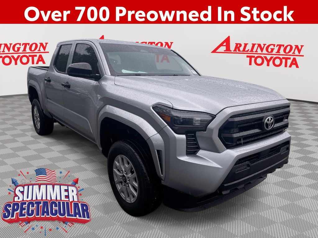 Celestial Silver Metallic 2024 Toyota Tacoma Pickup Truck 4X2 8-Speed Automatic