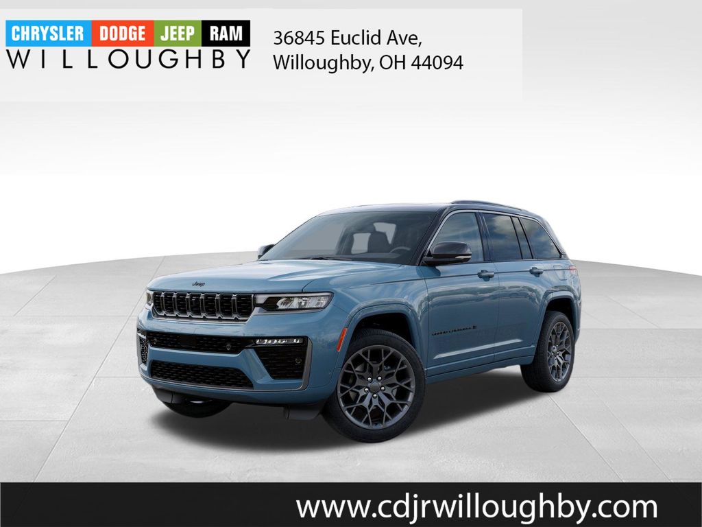 Gray (Steel Blue) 2026 Jeep Grand Cherokee SUV / Crossover Four-Wheel Drive 8-Speed Automatic