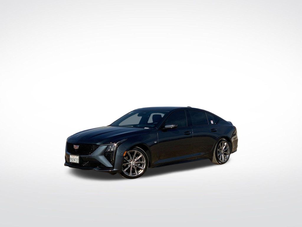 Deep Space Metallic 2025 Cadillac CT5 Sport RWD Sedan Rear-Wheel Drive Automatic