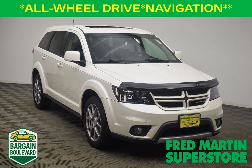 Pearl White Tri-Coat 2016 Dodge Journey R/T AWD SUV / Crossover All-Wheel Drive 6-Speed Automatic