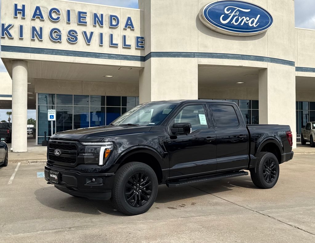 Agate Black Metallic 2026 Ford F-150 Lariat SuperCrew 4WD Pickup Truck Four-Wheel Drive Automatic