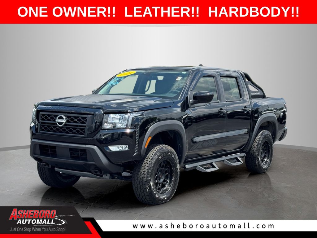 Super Black 2024 Nissan Frontier Pickup Truck Four-Wheel Drive 9-Speed Automatic Overdrive