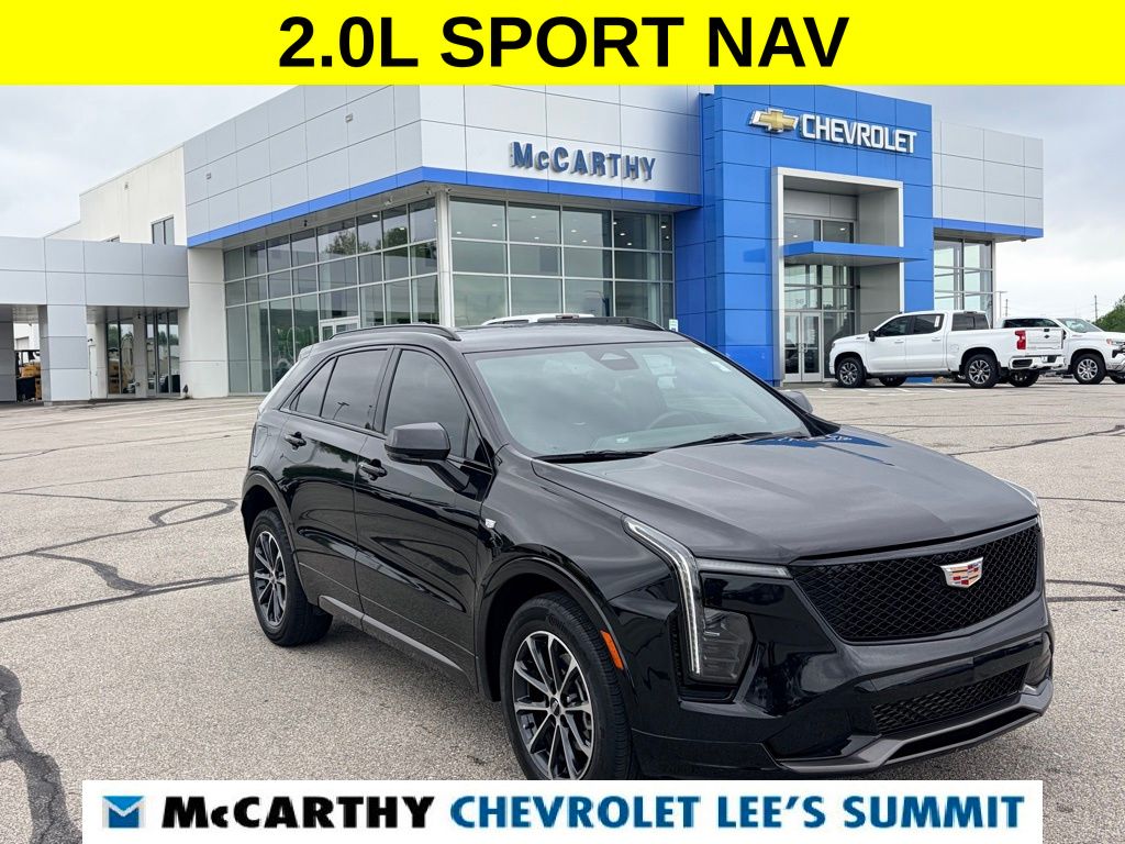 Black Metallic 2024 Cadillac XT4 SUV / Crossover Four-Wheel Drive 9-Speed Automatic