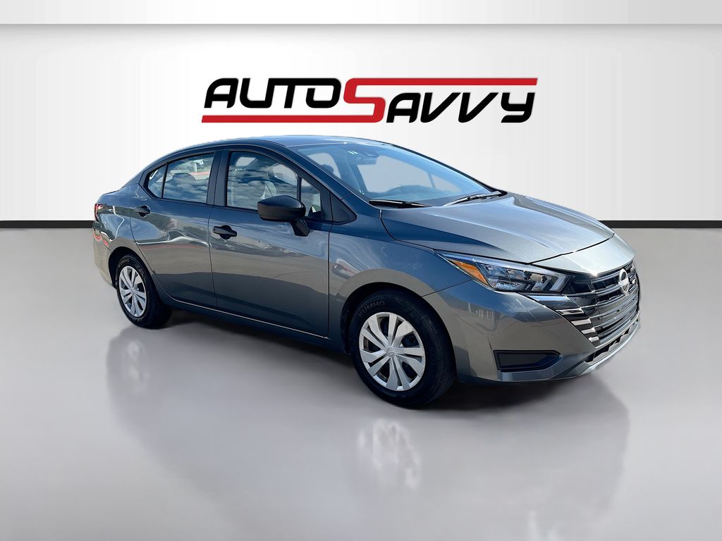 Gray (Gun Metallic) 2025 Nissan Versa Sedan Front-Wheel Drive Continuously Variable Transmission