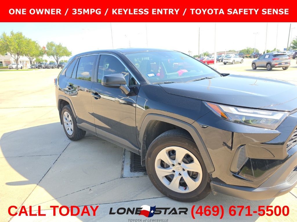 Midnight Black Metallic 2024 Toyota RAV4 LE FWD SUV / Crossover Front-Wheel Drive 8-Speed Automatic
