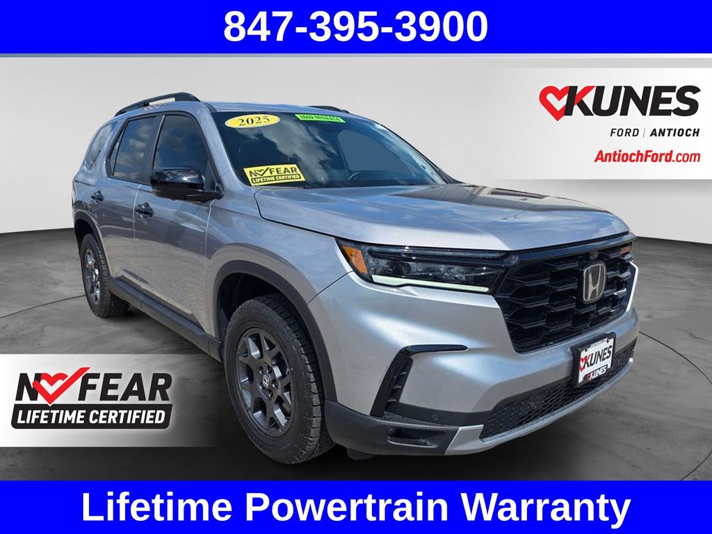 Silver 2025 Honda Pilot SUV / Crossover All-Wheel Drive Automatic