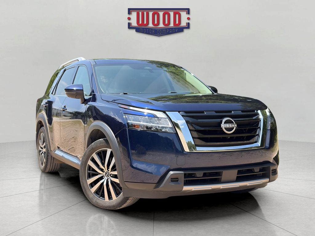 Deep Ocean Blue Pearl 2023 Nissan Pathfinder SUV / Crossover All-Wheel Drive 9-Speed Automatic