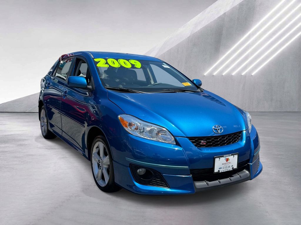 Blue 2009 Toyota Matrix Hatchback All-Wheel Drive 4-Speed Automatic