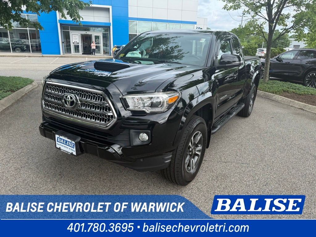 Black 2017 Toyota Tacoma Pickup Truck Four-Wheel Drive 6-Speed Automatic