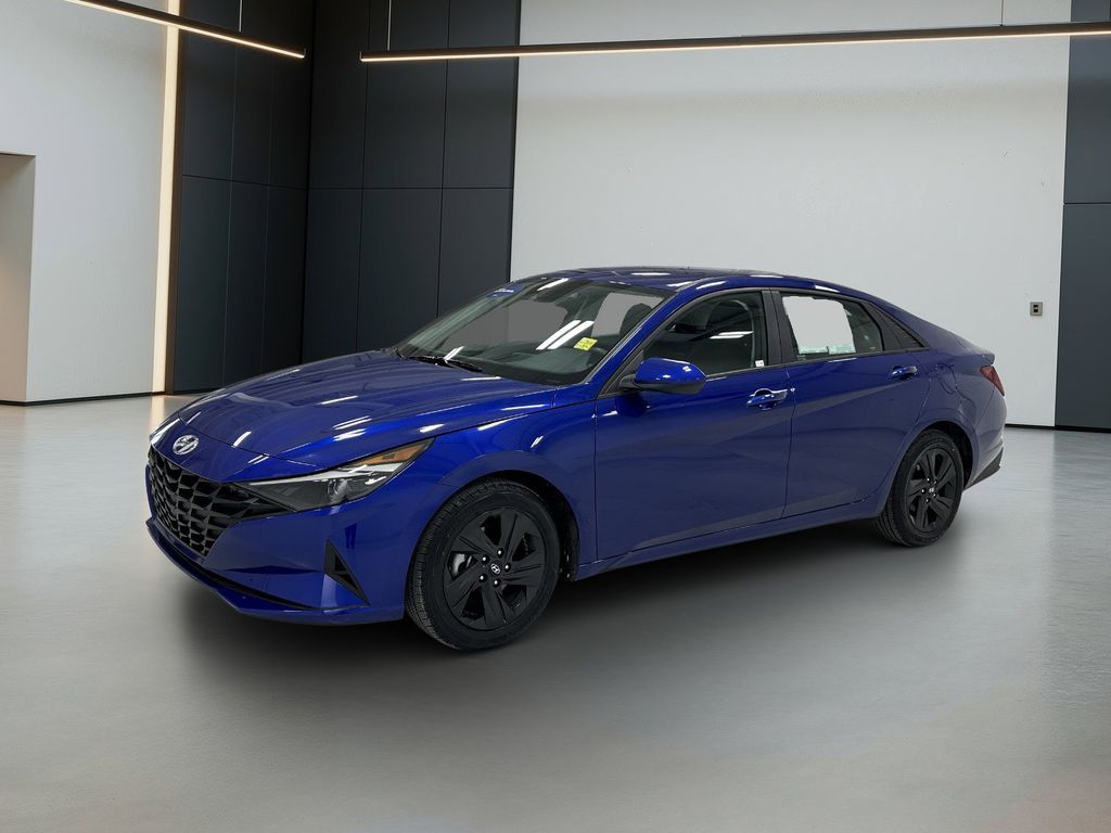 Intense Blue 2021 Hyundai Elantra SEL FWD Sedan Front-Wheel Drive Continuously Variable Transmission